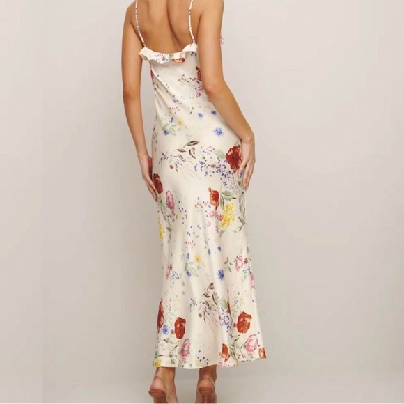 Reformation Aribella Silk Dress S - Picture 4 of 5